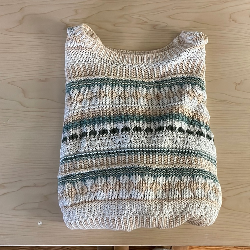 garage cropped knitted sweater